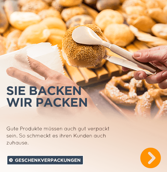 Verpackungslösungen für Backprofis