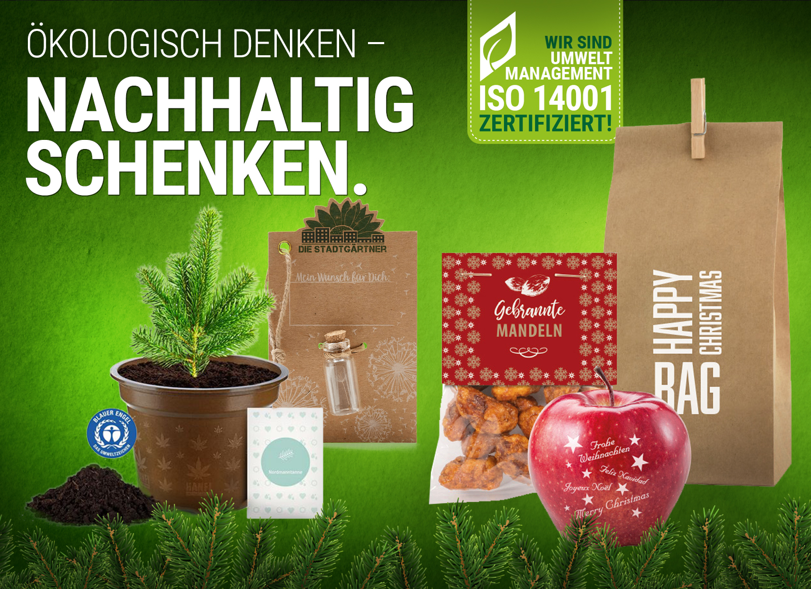 Nachhaltige Weihnachtsgeschenke